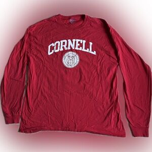 Red Long Sleeve Shirt - CORNELL